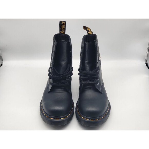 Dr. Martens 1460 Souvenir Embroidered Black Leather Boot 26929001 Men Size 5‎ main image 6